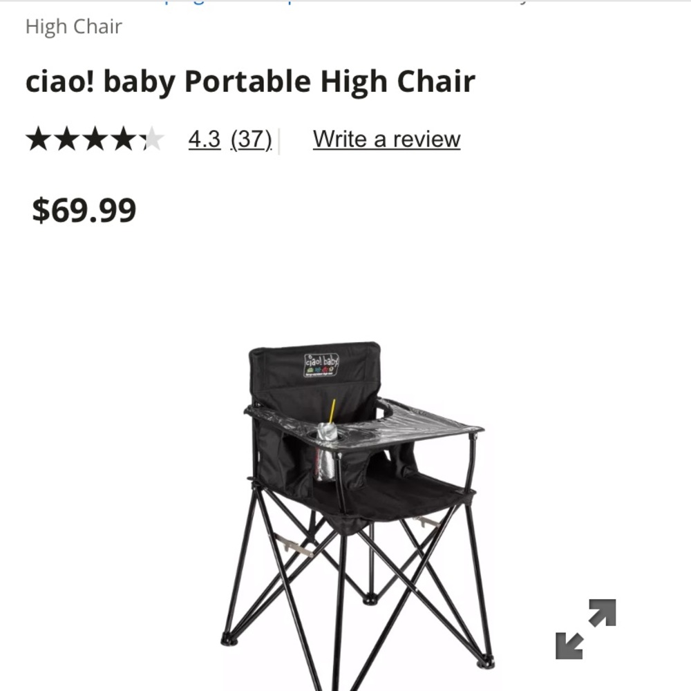 Ciao! Baby collapsible high chair